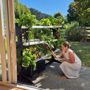My Greens Hydroponics Towers: Flatpack Outdoor Hydroponic Tower
