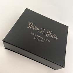 Guestbooks: Luxury Personalised Wedding Keepsake Box