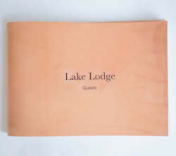 Visitors Book: Bespoke Leather Visitors Book
