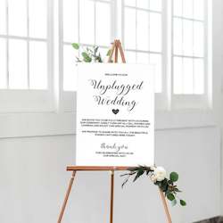 Guestbook Signs My Guestbook: Unplugged Wedding - DIY Printable Download