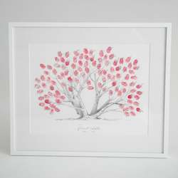 Pohutukawa Fingerprint Memory Tree - Corporate , Charity or Community Event.