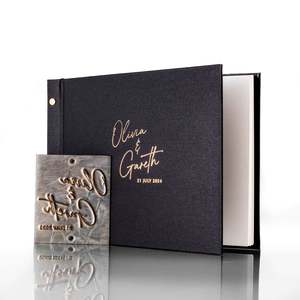 All: Bespoke Embossed Instax Mini Photo Guestbook