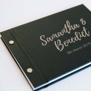 Best Sellers: Personalised Artisan Wedding Guestbook