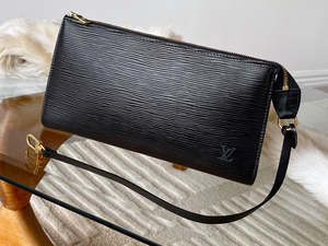 Bags: Louis Vuitton Epi Kouril Black Pochette Accessoires 24H