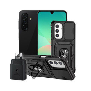 Products: Samsung A26 Mobile Phone with Shockproof Case + Inbuilt Screen Protector and Wall Adapter Package – MyHome – Easy pay, affordable homeware