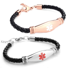 Rose Gold: Sophie Medical ID bracelet