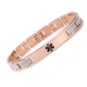 Rose Gold: Georgia Medical ID Bracelet