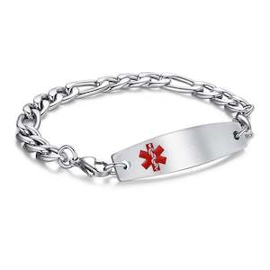 Figaro Medical ID Bracelet - STAINLESS