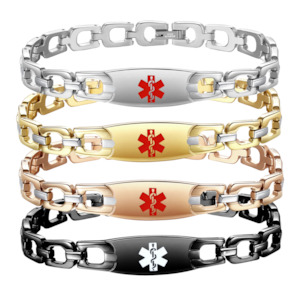 Girls Medical Id Bracelets: Amelia Medical ID Bracelet - Colab with Diabetes NZ