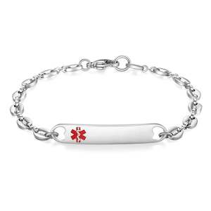 Girls Medical Id Bracelets: Rosa Medical ID bracelet