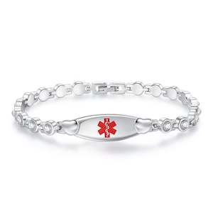 Bezel Medical ID Bracelet