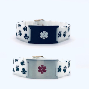 Boys Medical Id Bracelets: Jerry the Bear - Colab for Diabetes NZ