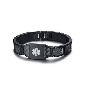 Mens Bracelets: Ryan Medical ID Bracelet