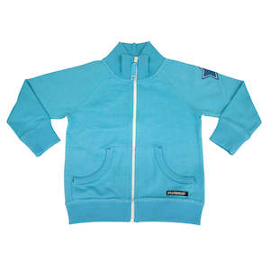 Villervalla |  Zipper Sweatshirt | Aqua