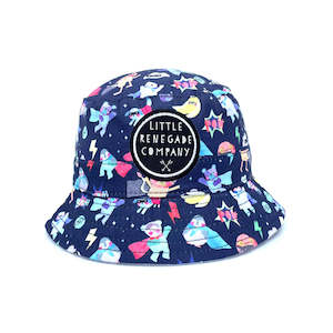Hats: Little Renegade Company | Superhero Pals Reversible Bucket Hat