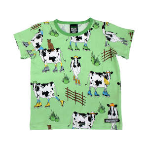 Villervalla: Villervalla | Roller Cow T-Shirt