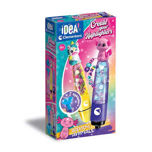 Clementoni Idea | Create Your Highlighters | Trendy Animals