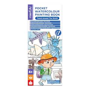 MierEdu | Pocket Water Colour Painting Book | Travel Around the World