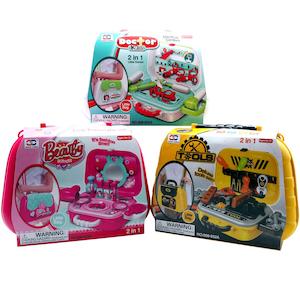 Pretend Play: Pretend Playsets in Carry Case | 3 Options Available