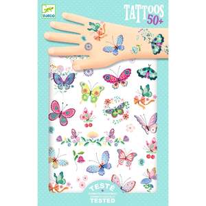 Djeco: Djeco | Temporary Tattoos | Dream Butterflies