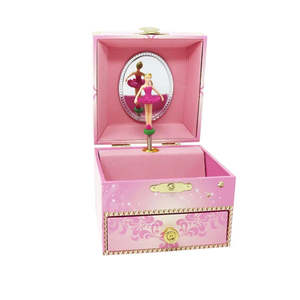 Pink Poppy | Small Musical Jewellery Box | Ballerina