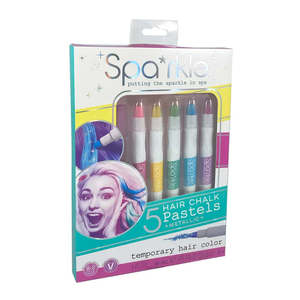 New Arrivals: Sparkle | Metallic Hair Chalk Pastels | 5 Pack
