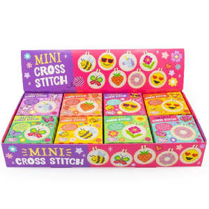 Craft Club | Mini Cross Stitch Kits | Assorted Styles