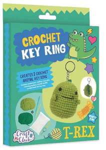 Craft Club | Crochet Keyring | T-Rex