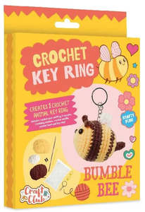 Craft Club | Crochet Keyring | Bumble Bee