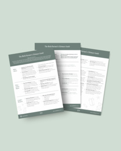 The Birth Partner's Ultimate Guide - My Little Kiwi Antenatal