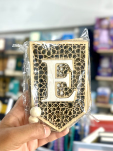 Wooden Eid Mubarak Bunting