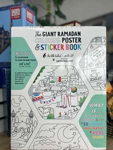 Activity Books: The Giant Ramadan Coloring Poster and Sticker Book