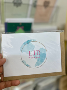 Pastel Celebration ‘Eid Mubarak’ Greeting Card