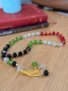 New Books: Palestine & Sudan Crystal Prayer Beads