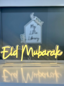 Eid Mubarak Standing Neon Sign