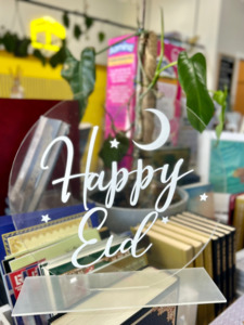 Ramadan Eid Decorations: Happy Eid Acrylic Stand