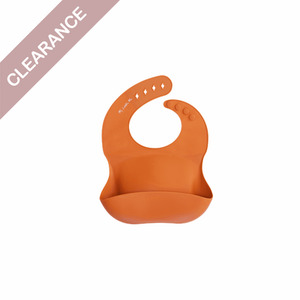 Products: Silicone Bib - Burnt Orange