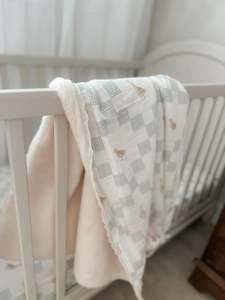Brands: Pop Ya Tot - Fur Lined Cot Blanket | Goosey Gander