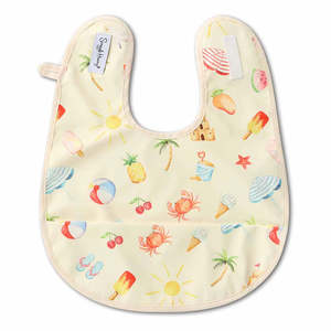Snuggle Hunny Kids - Waterproof Snuggle Bib | Beach Fun
