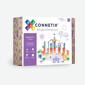 Connetix Tiles - 134 Piece Super Ball Run Pack