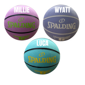 Toys: MLW By Design - Personalised Mini Basketball | Pastel Colours *LIMITED EDITION*