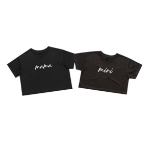 Mummy Collection: MLW By Design - Mama & Mini Crops | Various Colours *LIMITED EDITION* (CLEARANCE)