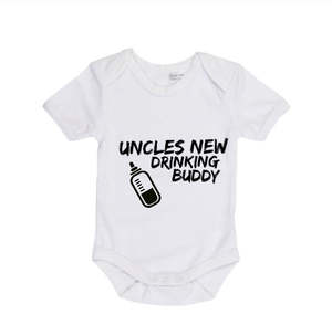 Uncle Aunt Collection: MLW By Design - Uncles New Drinking Buddy Bodysuit | Various Colours