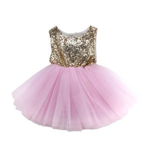 Party Outfits Birthdays: Sequin Princess Dress | Pink