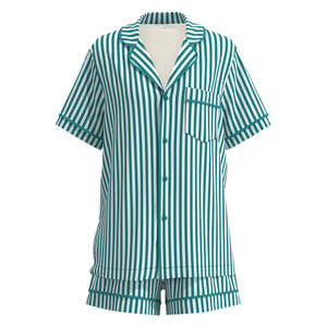 Midnight Mischief - Baby & Kids Luxe Satin Personalised Short Sleeve Pyjama Set &hellip;