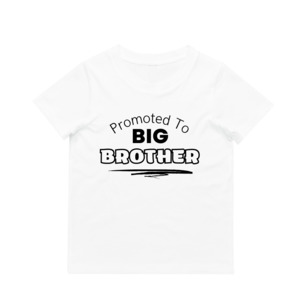 Sister Brother Collection: MLW By Design - Promoted To Big Brother Tee 2.0 | Various Colours