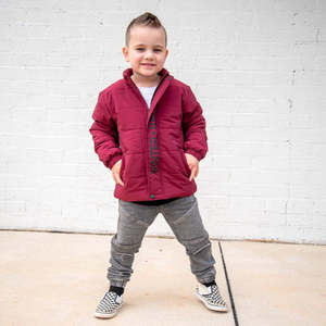 Winter and Raven - Raven Puffer Jacket