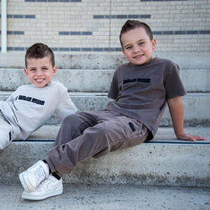 Winter and Raven - Luxe Acid Wash Joggers | Vintage Smoke