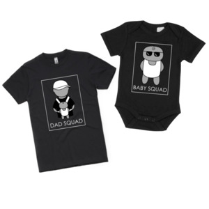 Fathers Day Collection: The Dad Squad - Dad Squad/Baby Squad Set *CLEARANCE*