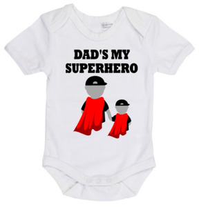 Fathers Day Collection: The Dad Squad - Dad’s My Superhero Baby Onesie